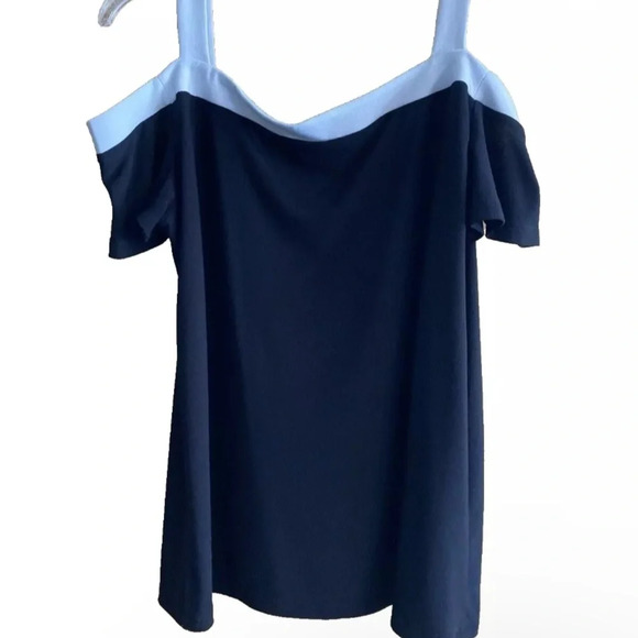 INC International Concepts Womens long sleeve cold shoulder blouse, Size Small - Picture 3 of 6